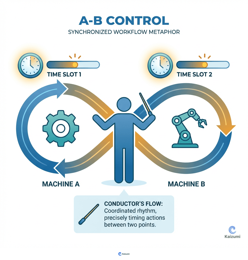 Illustration explaining A-B Control
