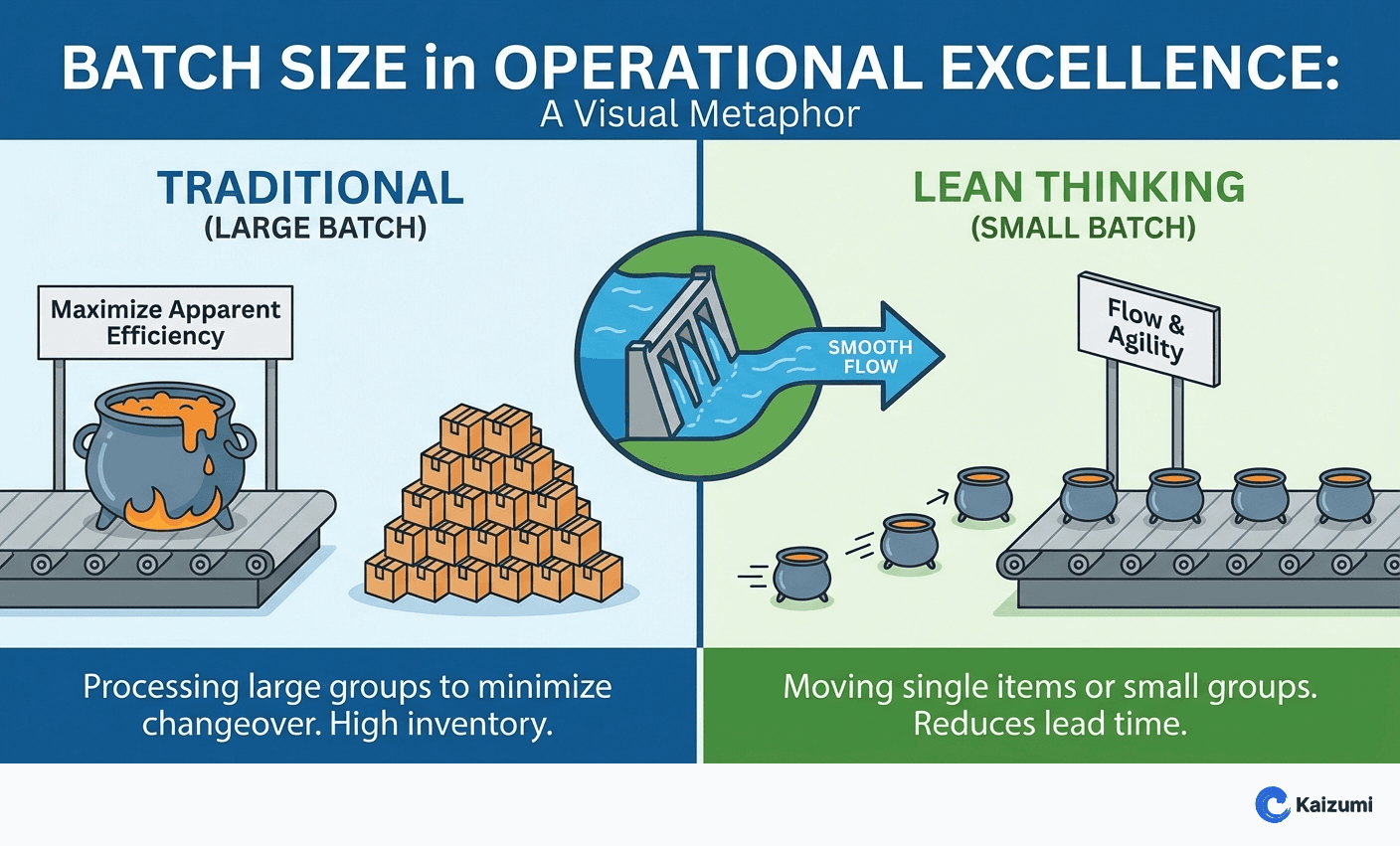 Illustration explaining Batch Size
