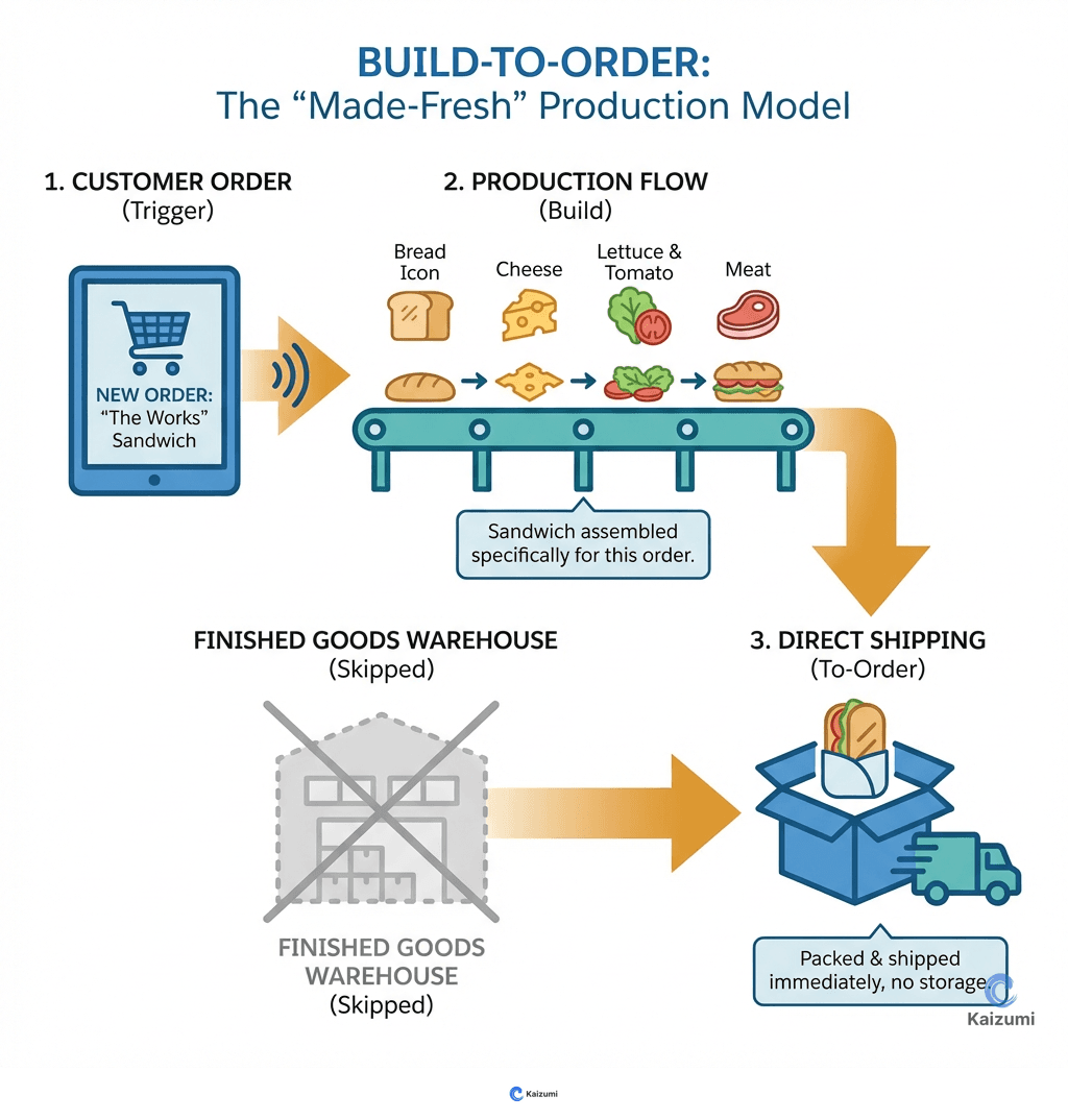 Illustration explaining Build-to-Order
