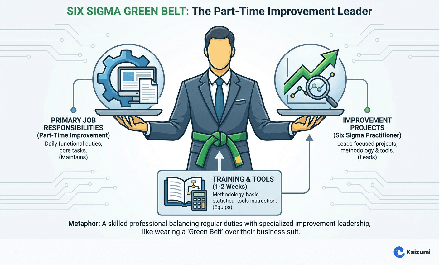 Illustration explaining Green Belt