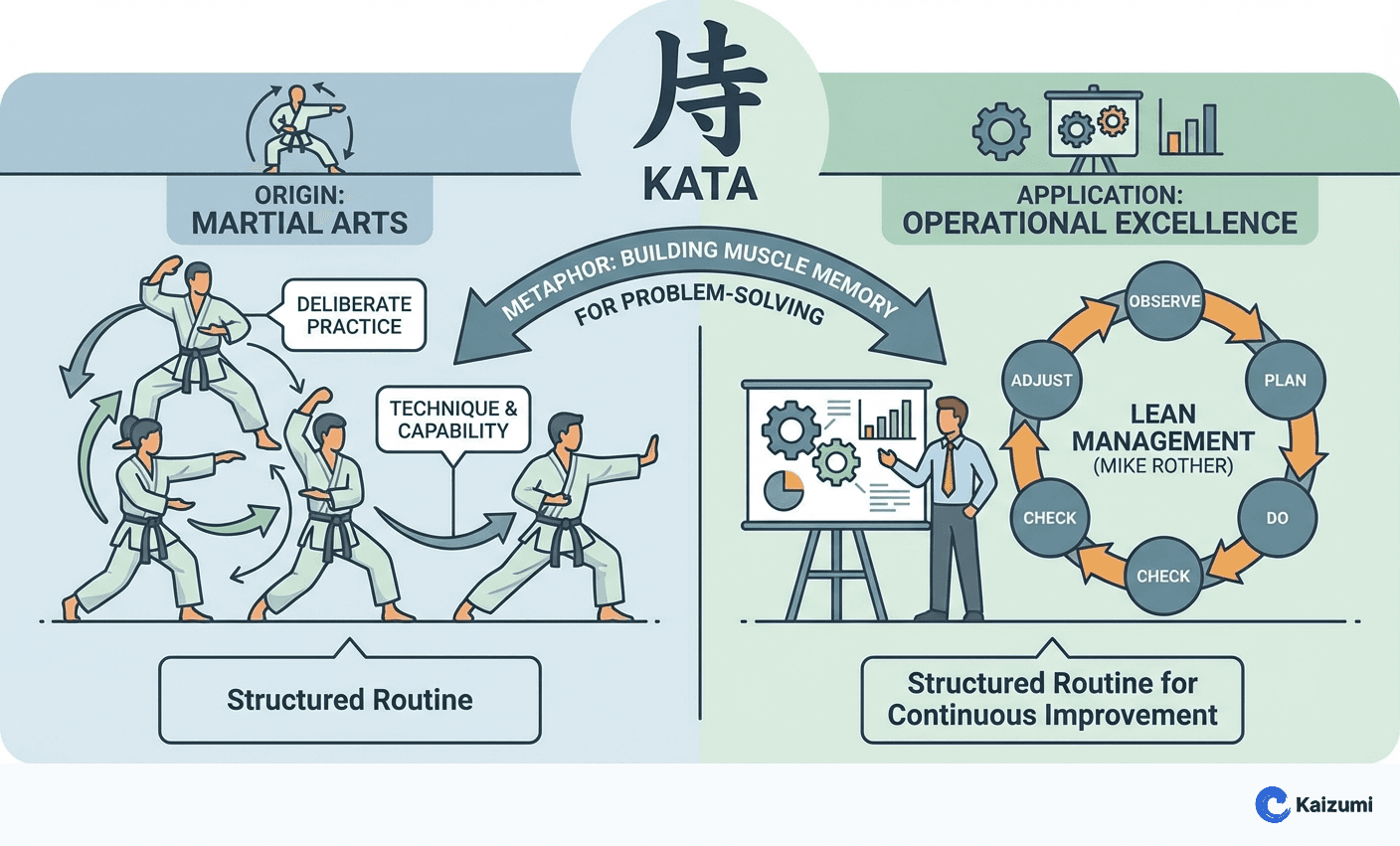Illustration explaining Kata