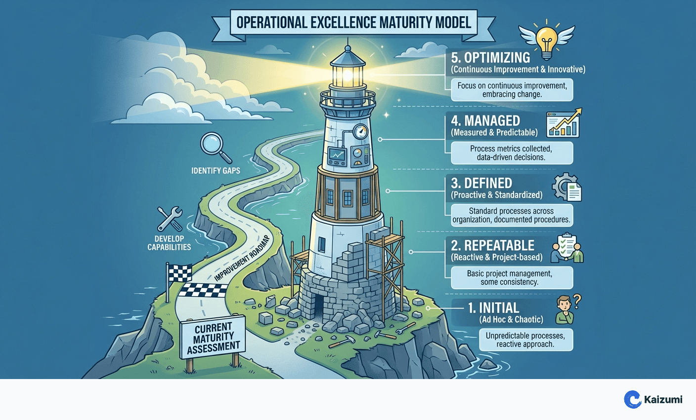 Illustration explaining Maturity Model