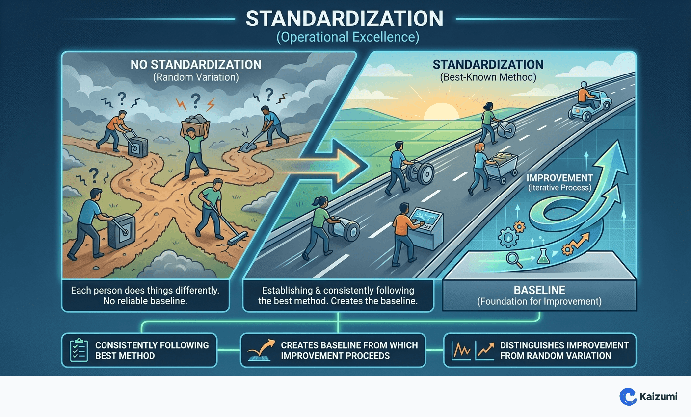 Illustration explaining Standardization