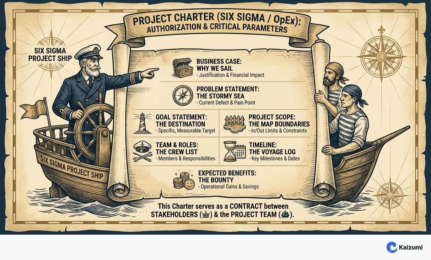 Illustration explaining Project Charter