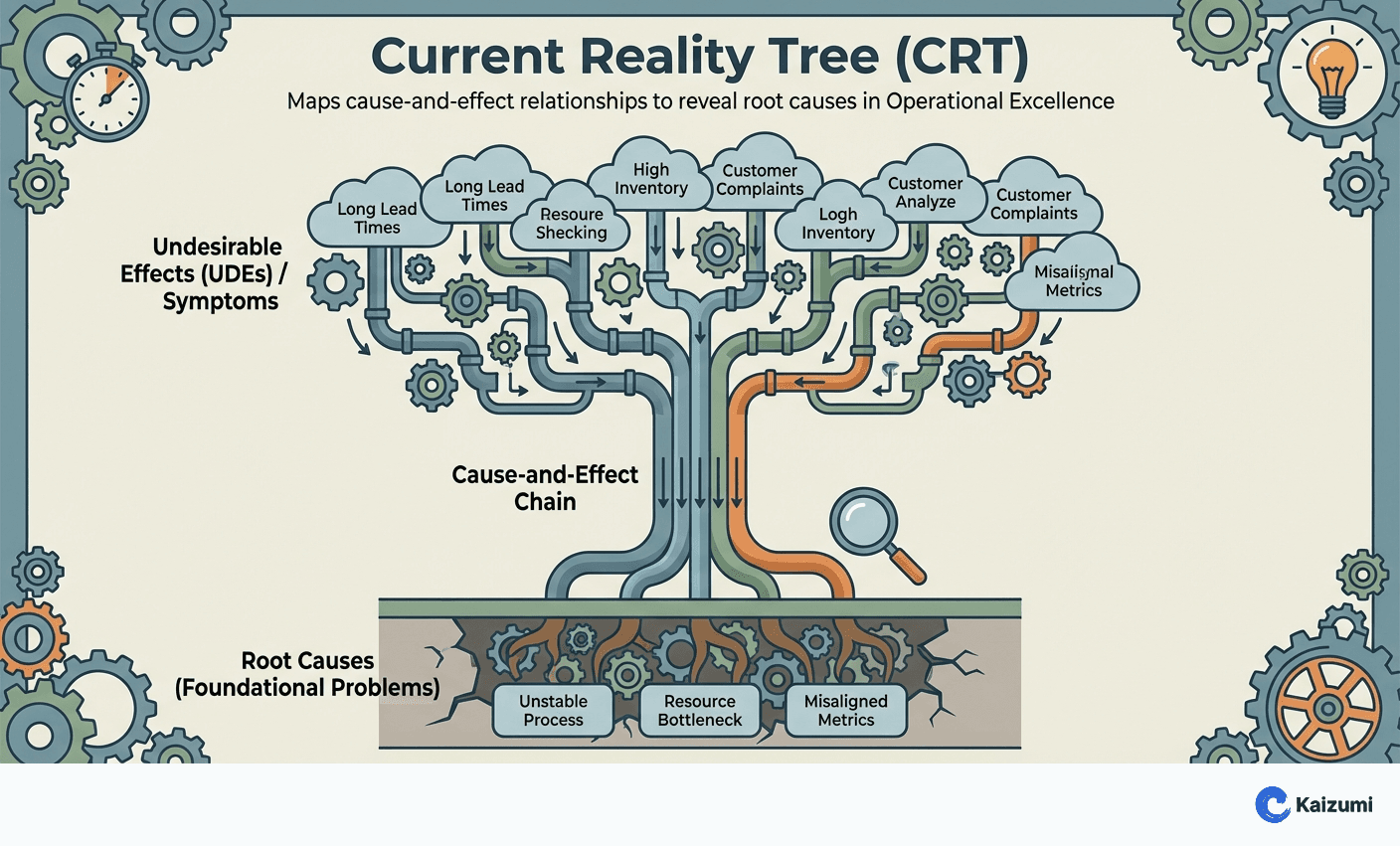 Illustration explaining Current Reality Tree
