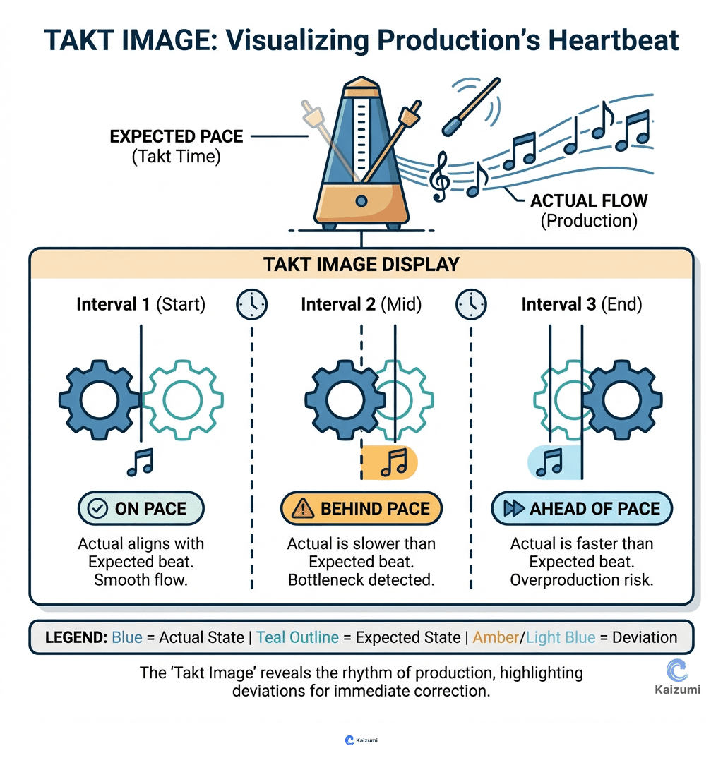 Illustration explaining Takt Image