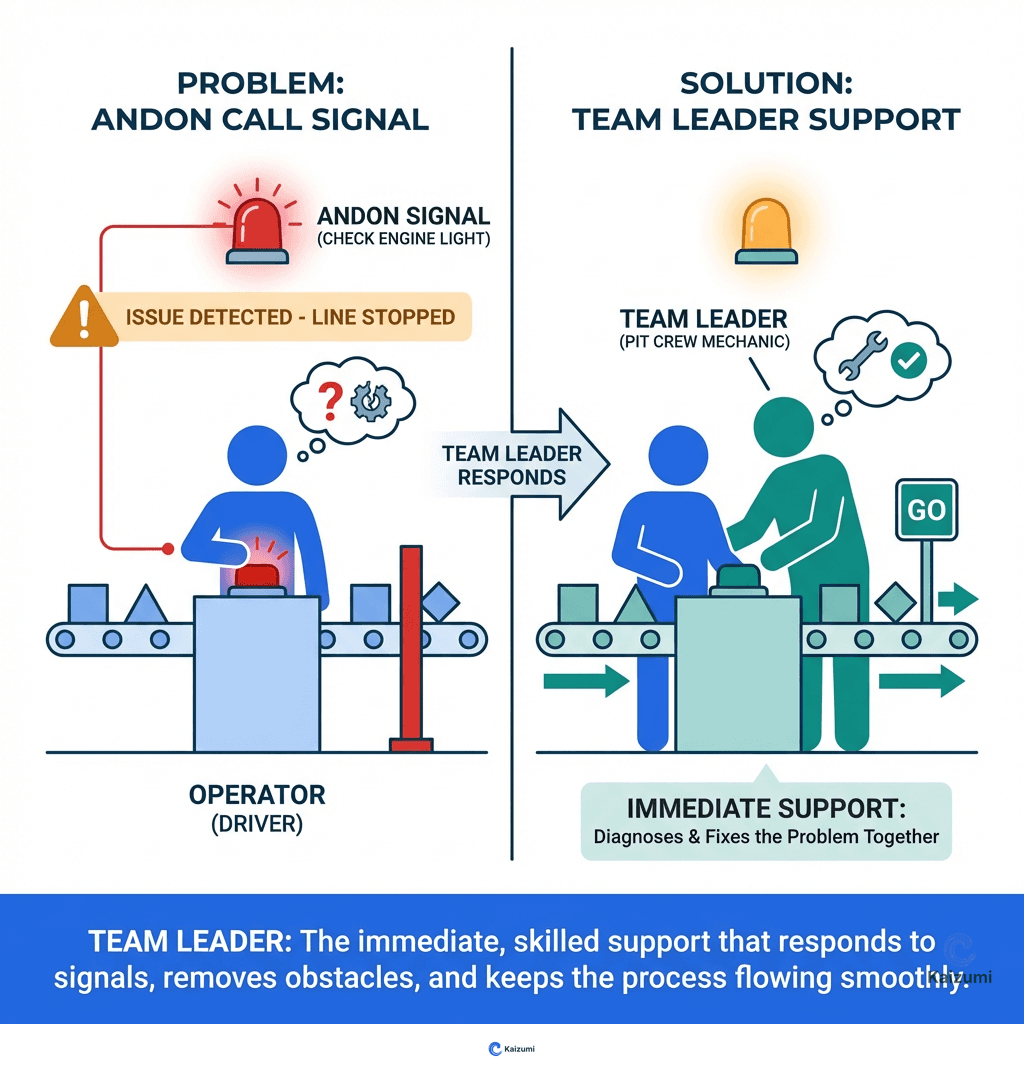 Illustration explaining Team Leader